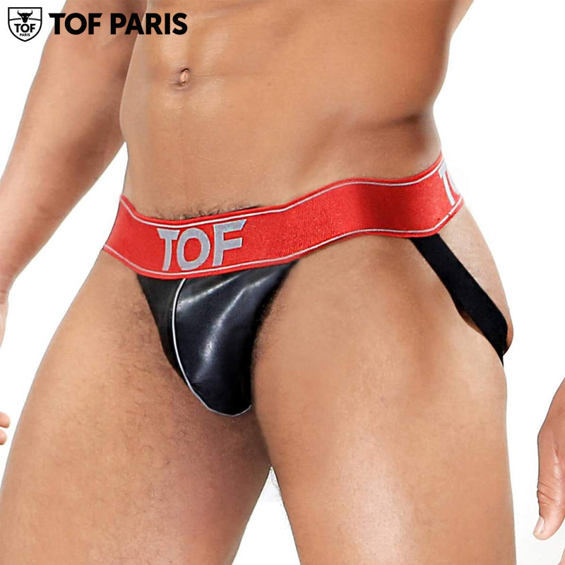 TOF Paris - Fetish Jockstrap - Black/Red