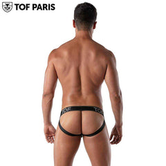 TOF Paris - Leather Jockstrap - Black