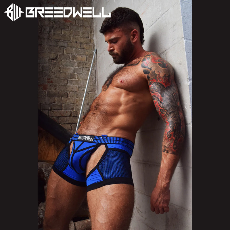 BREEDWELL - HYBRED CHOKE Neoprene Jockstrap - Blue