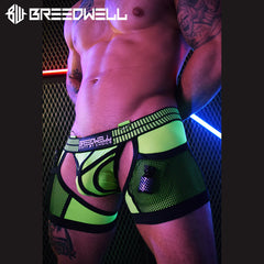 BREEDWELL - HYBRED CHOKE Neoprene Jockstrap - Neon Green