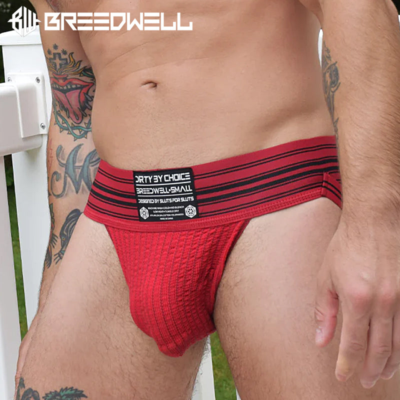 BREEDWELL - CUMDUMP JOCK Suspensorio tejido - Rojo 