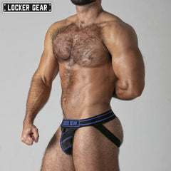 LOCKER GEAR - MIRALO DURO Suspensorio de malla - Azul