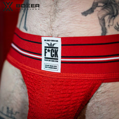 BOXER - DIRTY BIKER JOCK Suspensorio tejido - Rojo 