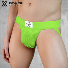 BOXER - Sneaker Boy JOCK Woven Jockstrap - Lime