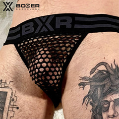 BOXER - Jock Jock de malla - Negro 