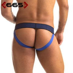 665 - Rally Jockstrap Blue