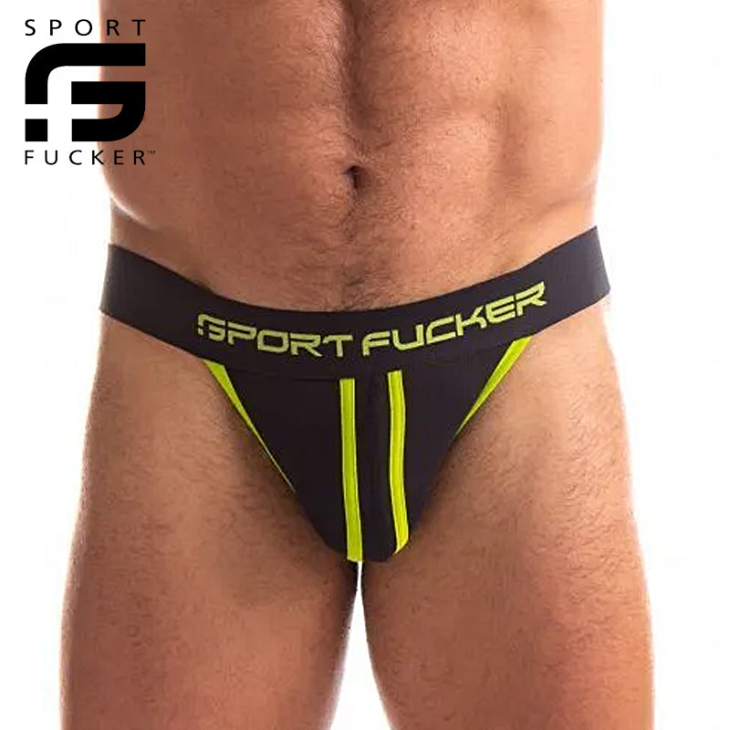 Sport Fucker - Jersey Jock Black / Black