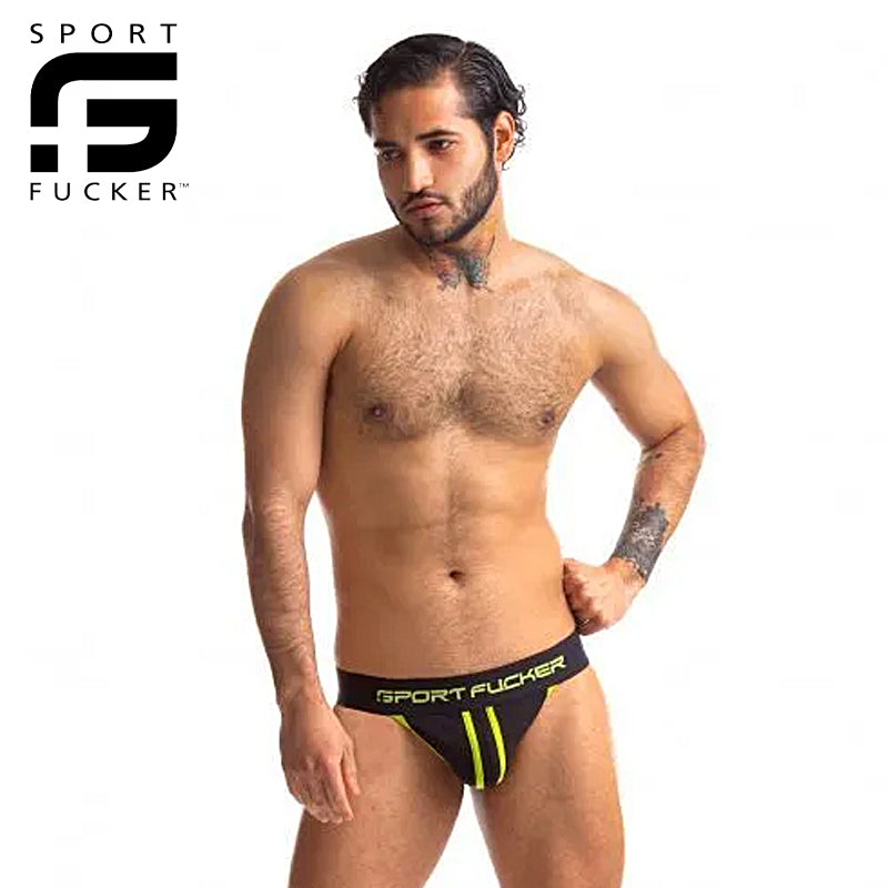 Sport Fucker - Jersey Jock Black / Black