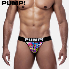 ¡BOMBA! - DRIP Jock Jockstrap - Negro/estampado