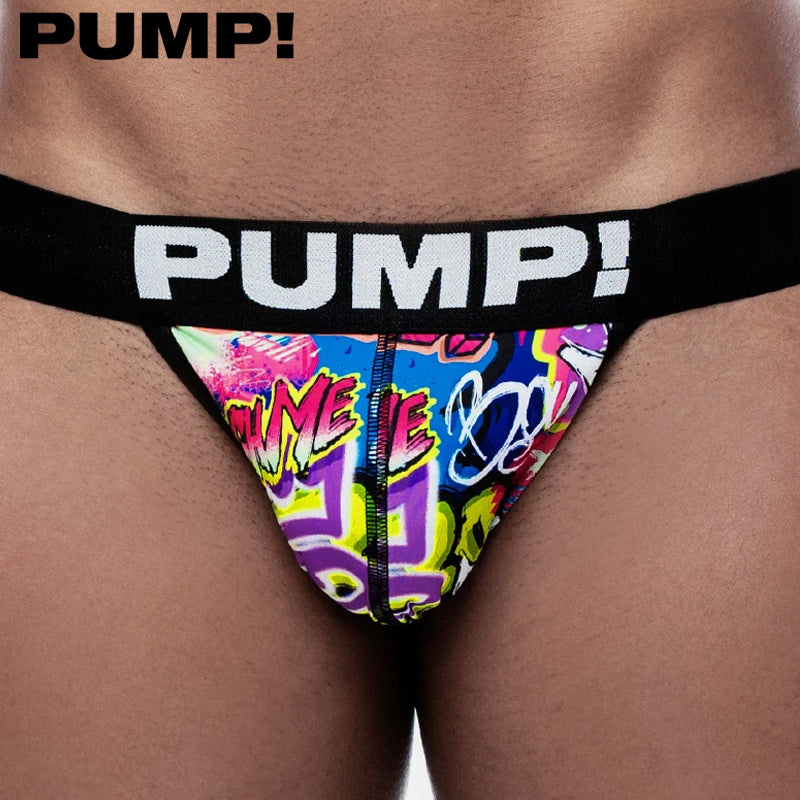 ¡BOMBA! - DRIP Jock Jockstrap - Negro/estampado