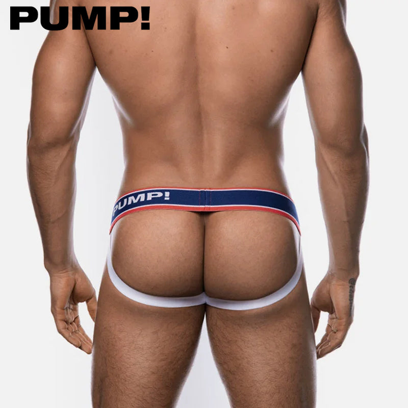 PUMP! - Fever Jock Jockstrap - Rot/Blau