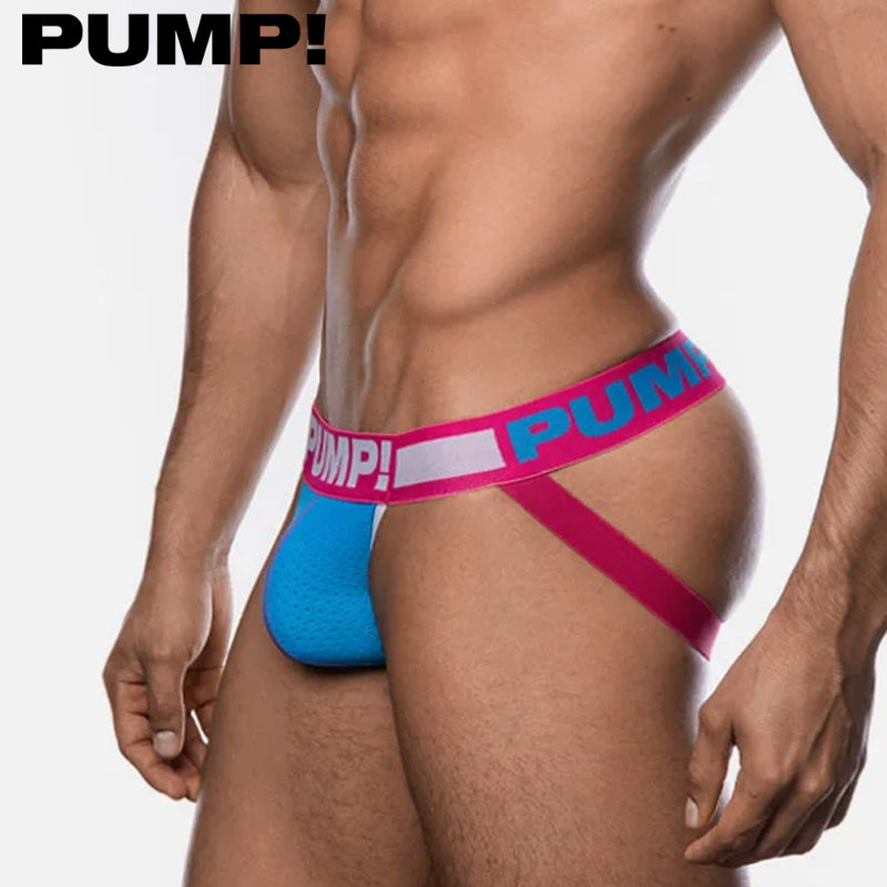 PUMP! - Sugar Rush Jock Jockstrap - Blau/Pink