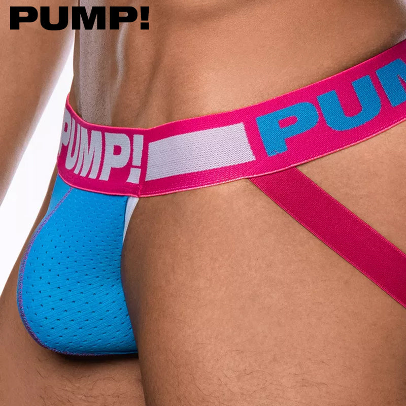 PUMP! - Sugar Rush Jock Jockstrap - Blau/Pink