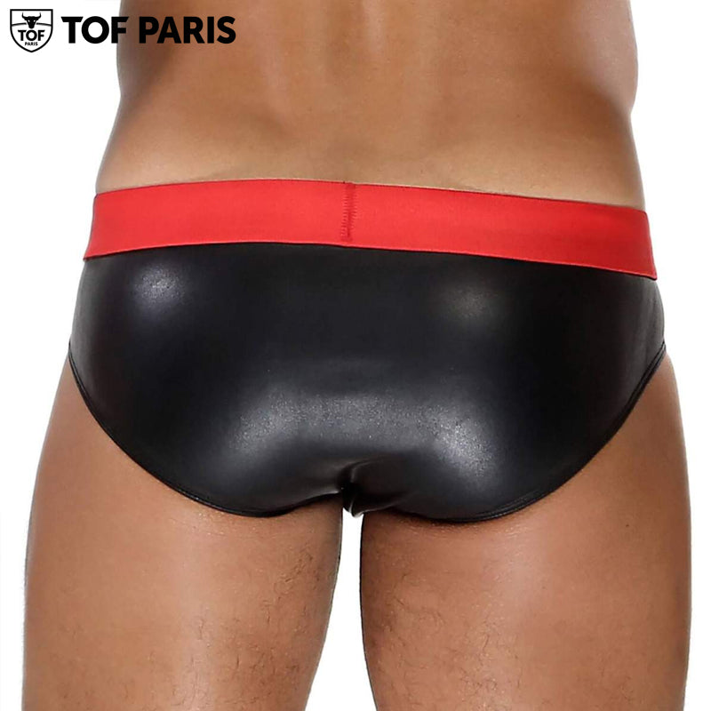 TOF Paris - Fetish Brief - Black-Red