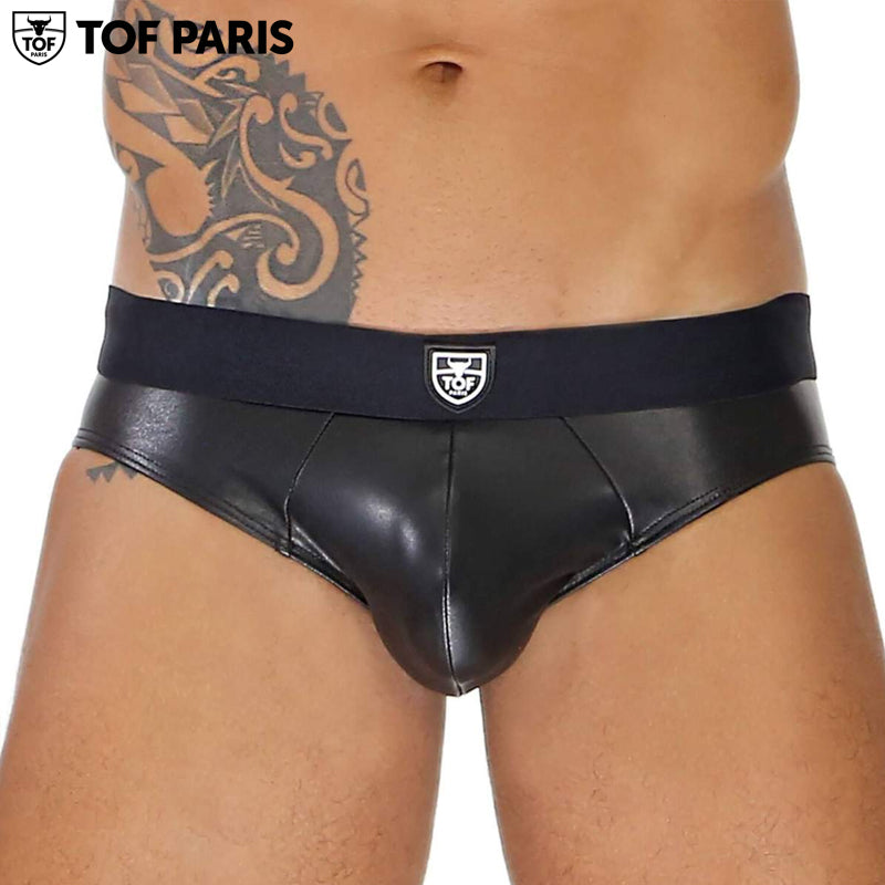 TOF Paris - Fetish Brief - Black-Black