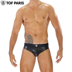 TOF Paris - Fetish Brief - Black-Black