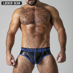 LOCKER GEAR - FULL ACCESS Back Zipper Brief - Blue