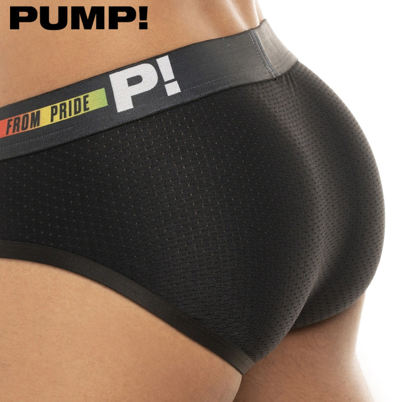 PUMP! - Strength Brief Slip - Schwarz/Pride