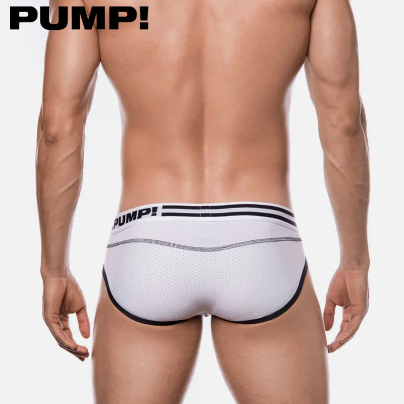 PUMP! - Drop-Kick Brief - White