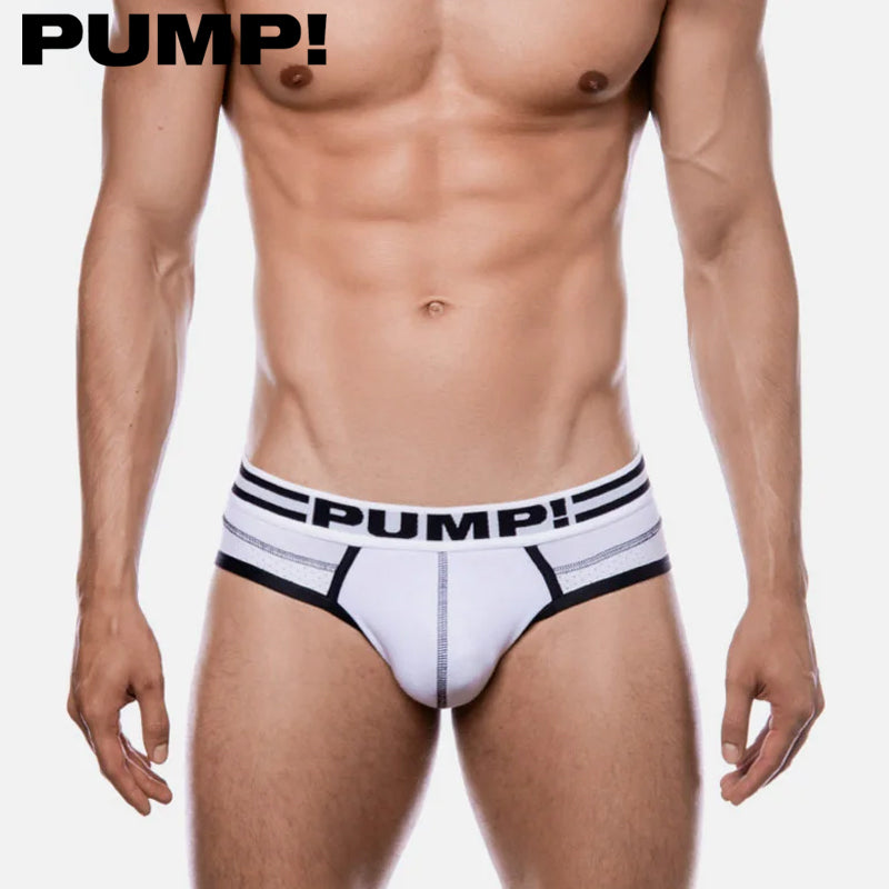 PUMP! - Drop-Kick Brief - White