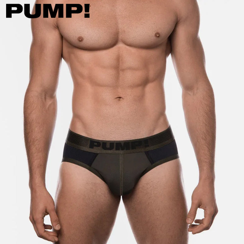 PUMP! - Military Ribbed Brief - Khaki