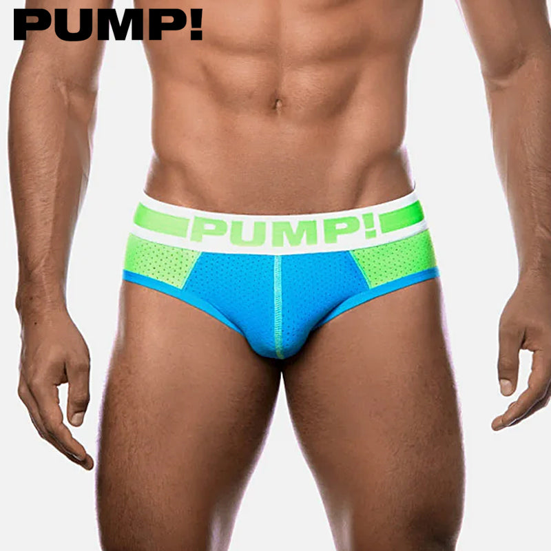 PUMP! - Raver Brief Slip - Grün/Blau