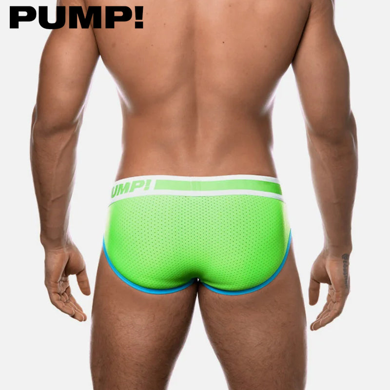 PUMP! - Raver Brief Slip - Grün/Blau