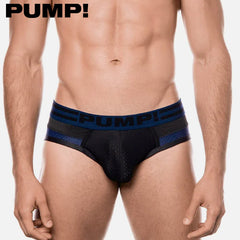 PUMP! - Midnight Brief Slip - Schwarz/Blau