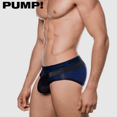 PUMP! - Midnight Brief Slip - Schwarz/Blau