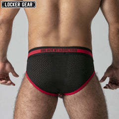 LOCKER GEAR - PUSH IT Braguitas de malla - Rojo