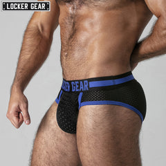 LOCKER GEAR - PUSH IT Mesh Brief - Blue