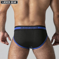 LOCKER GEAR - PUSH IT Mesh Brief - Blue