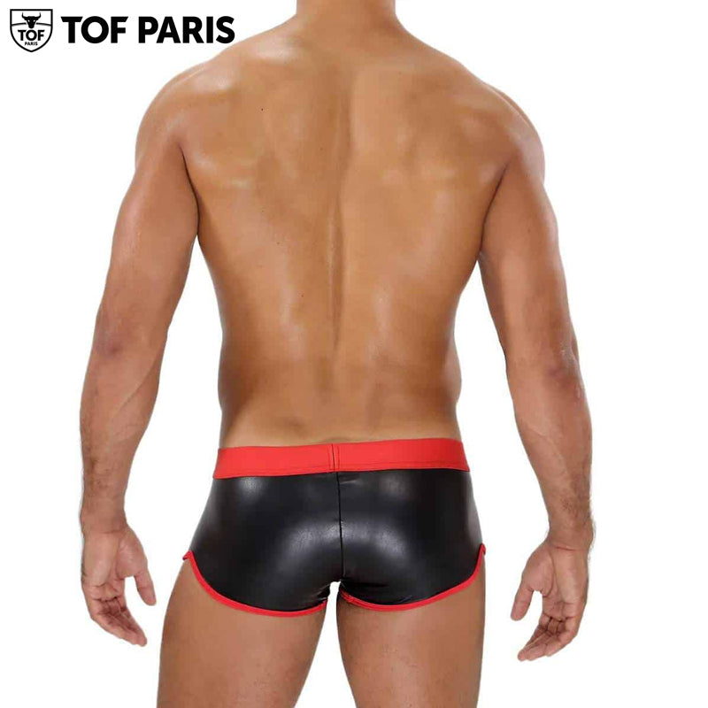 TOF Paris - Boxer Fetiche - Negro-Rojo