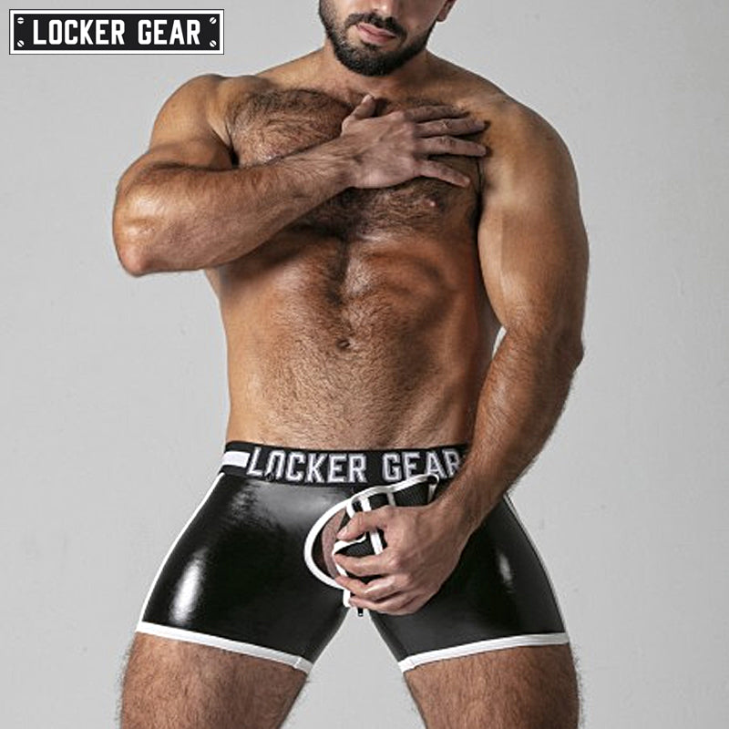 LOCKER GEAR - FULL ACCESS Back Zipper Trunks - White