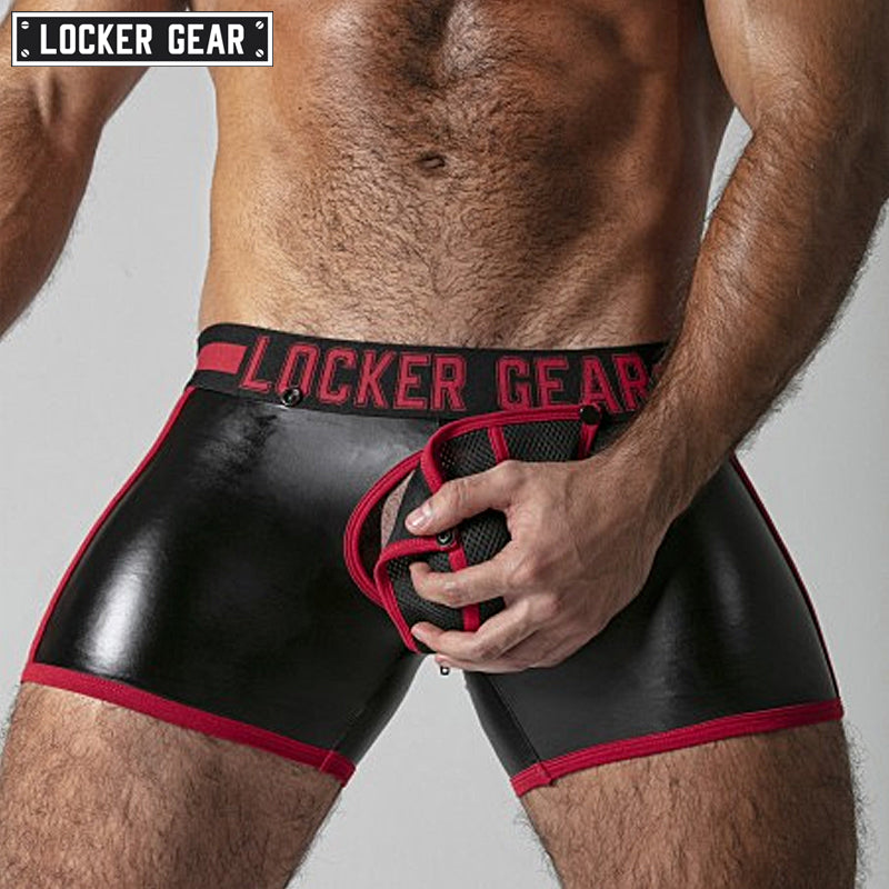 LOCKER GEAR - FULL ACCESS Back Zipper Trunks - Red