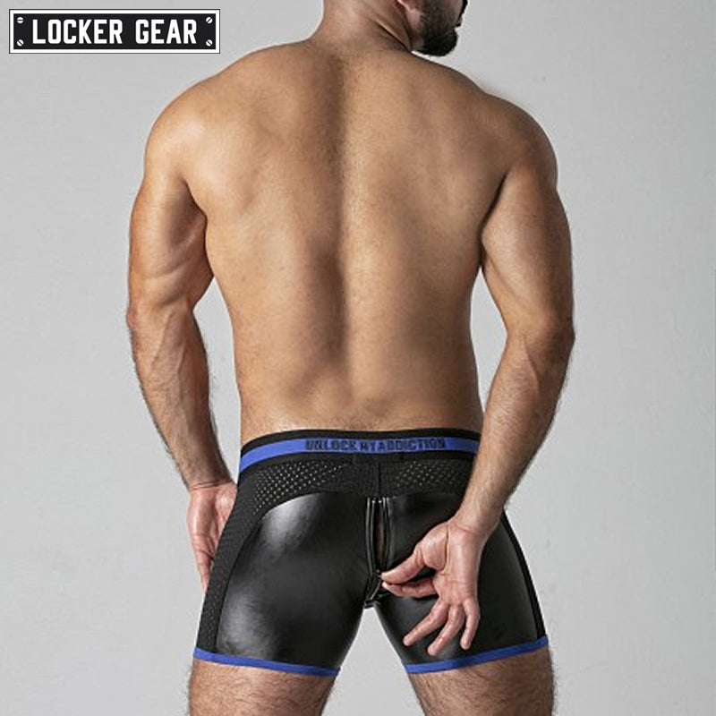 LOCKER GEAR - FULL ACCESS Back Zipper Trunks - Blue