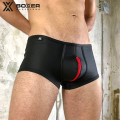 BOXER - Neo Boxer Short - Double Zip - Red