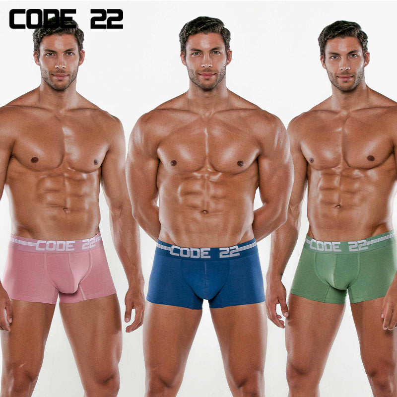 CODE22 - FUN Baumwoll-Boxer Multipack - 3er Pack