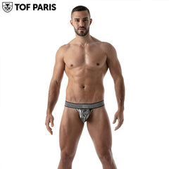 TOF Paris - Metal Stringless Thong - Silver