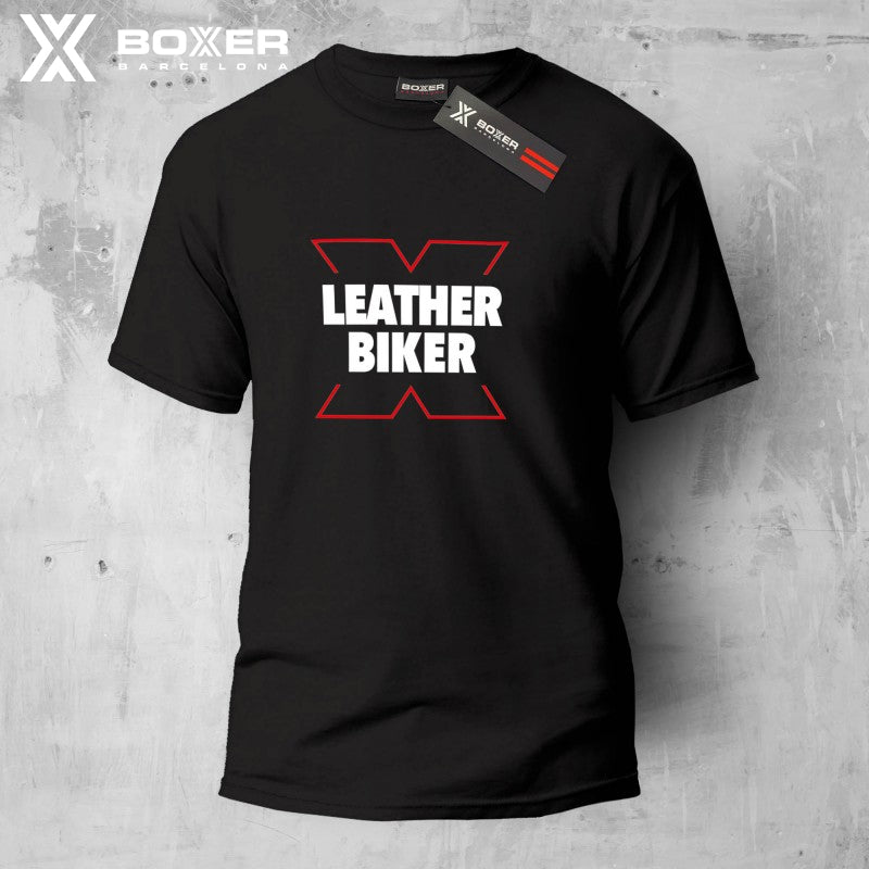 BOXER - Play with Me T-Shirt- Leather Biker