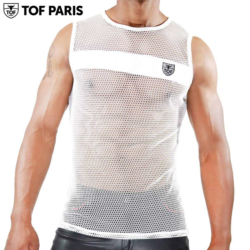 TOF Paris - Spartacus Tank Top - White/White