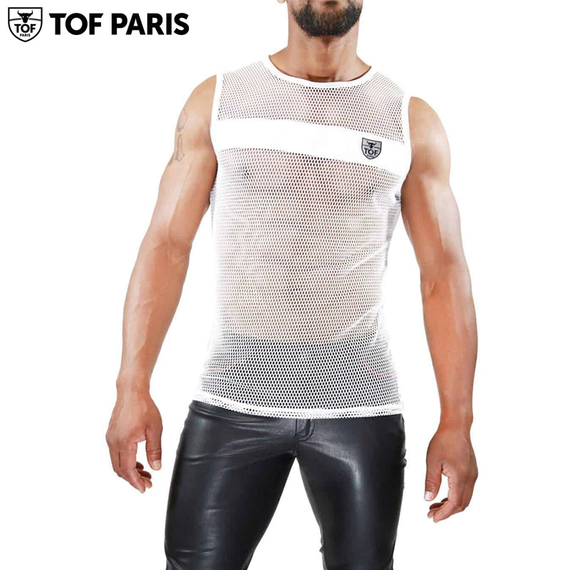 TOF Paris - Spartacus Tank Top - White/White