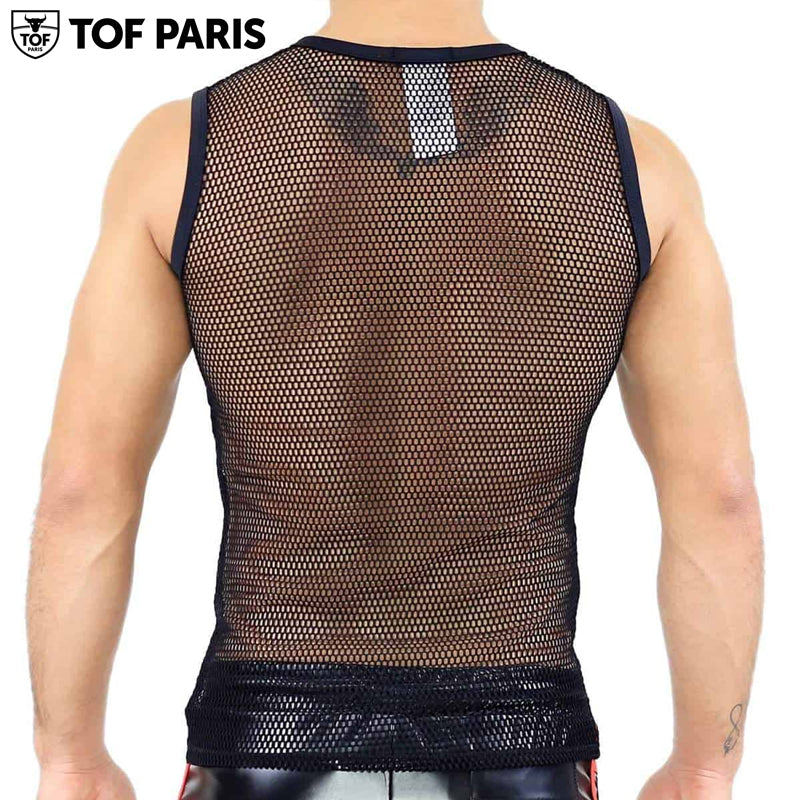 TOF Paris - Spartacus Tank Top - Black/Red