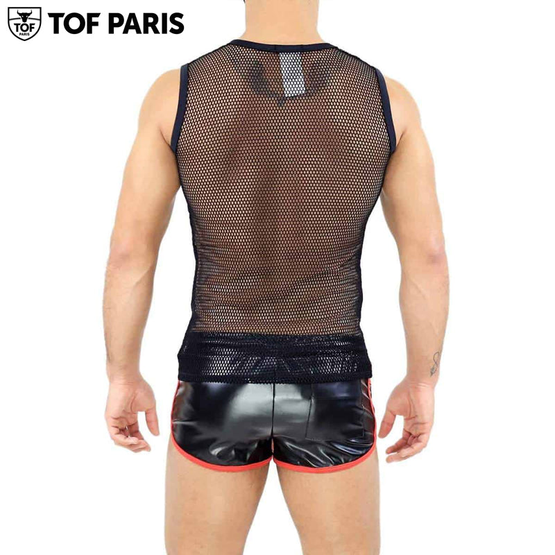 TOF Paris - Spartacus Tank Top - Black/Red