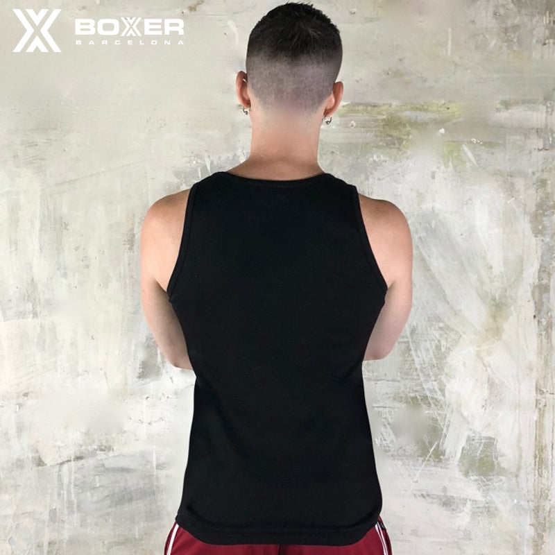 BOXER - X-Vest Gym Canalé Tank Top - Black