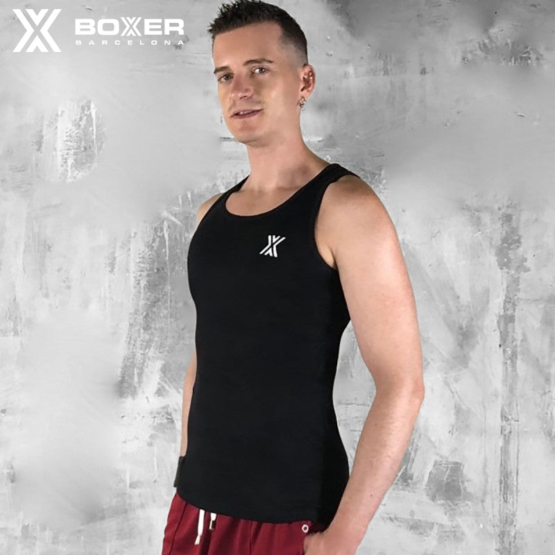 BOXER - X-Vest Gym Canalé Tank Top - Black