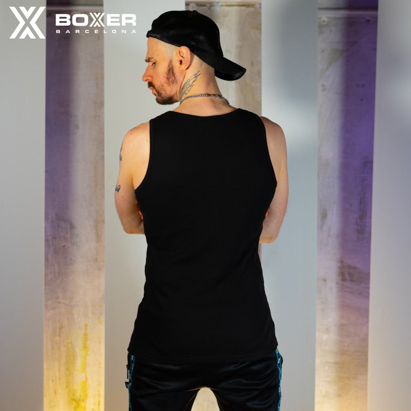 BOXER - X-Vest Gym Canalé Progress Tank Top - Black