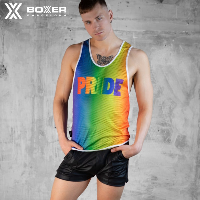 BOXER - X-Boyz Aircool Vest Tank Top - PRIDE