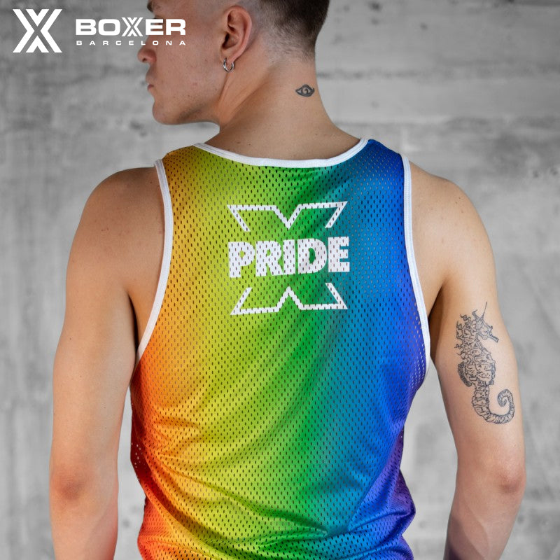 BOXER - X-Boyz Aircool Vest Tank Top - PRIDE