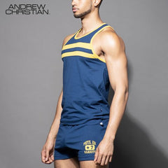 Andrew Christian-Phys. Ed. Varsity Tank Top - Blau